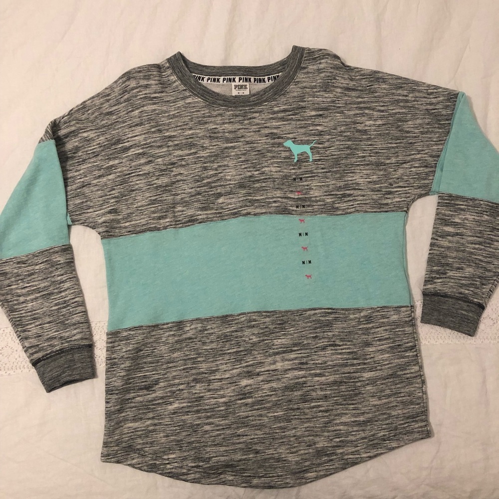 Pink Marbled Crew Neck Sweater